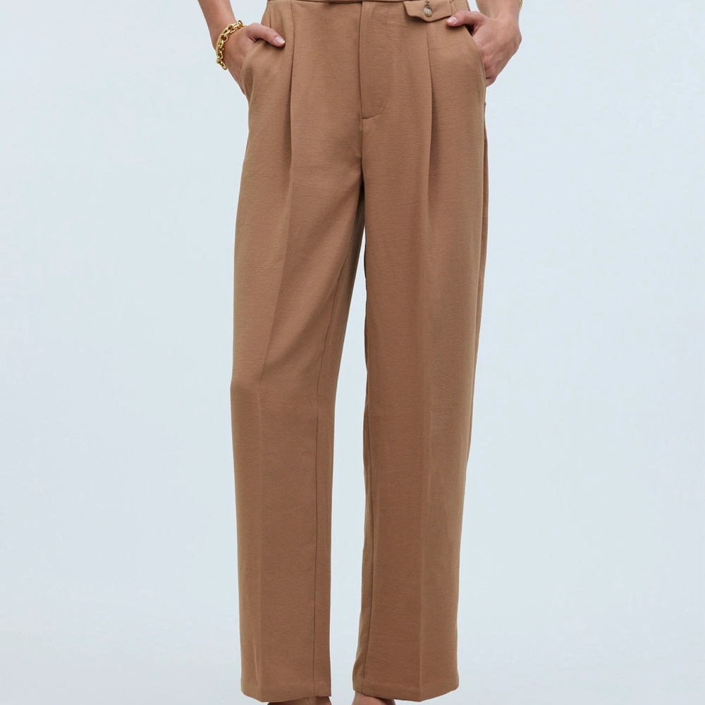 Madewell The Rosedale High-Rise Straight Pant in Crepe size 2